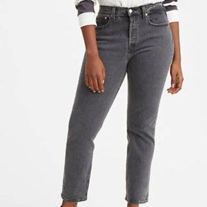 Levi's Wedgie Fit Grey Jeans